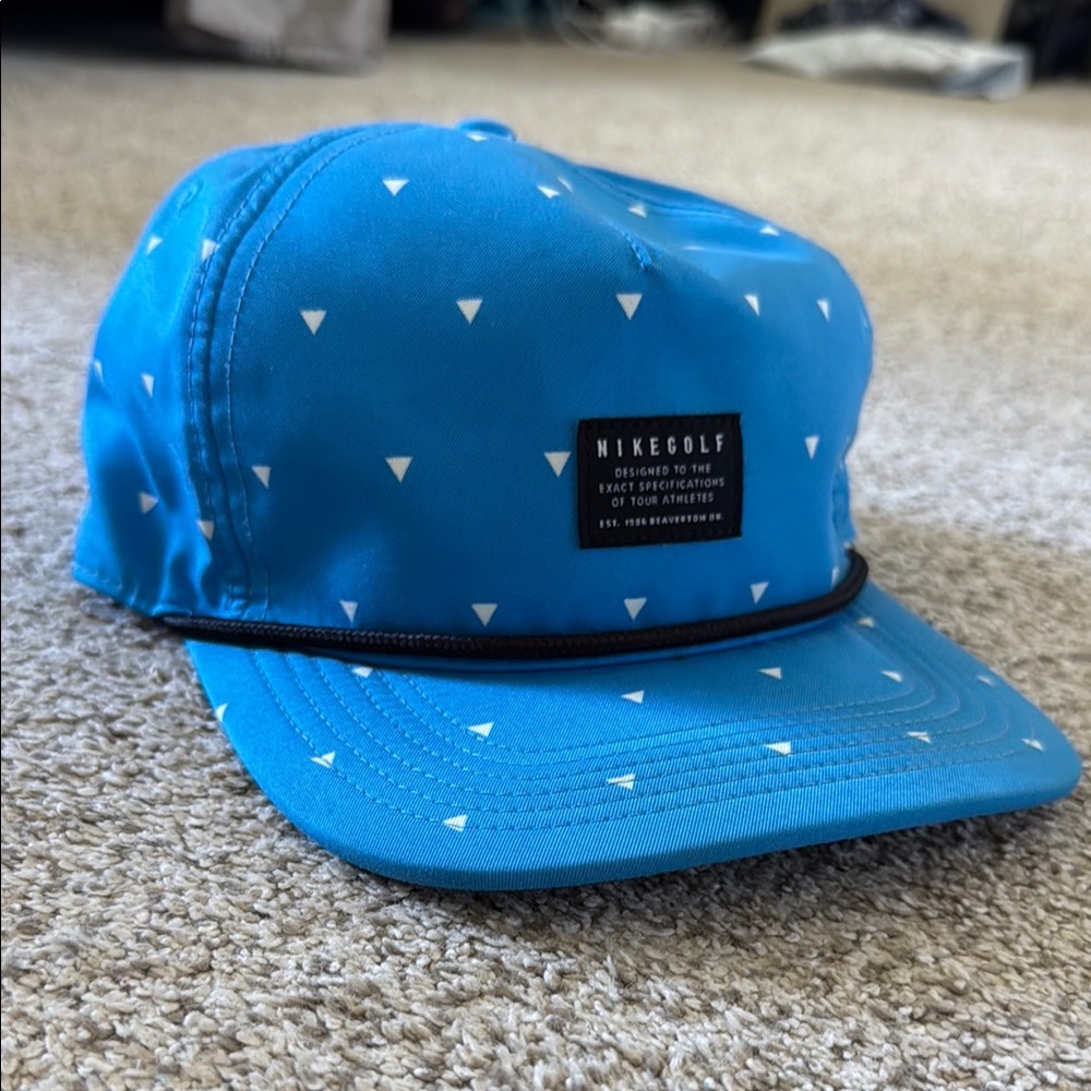 Nike Golf Blue Hat with White Accents